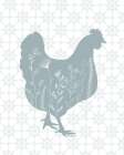 Botanical Hen I Art Print