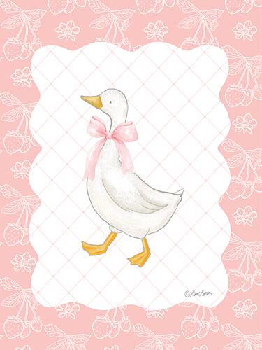 Strawberry Goose Art Print