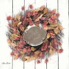 Hello Fall Wreath Art Print