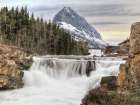 Swiftcurrent Falls Art Print