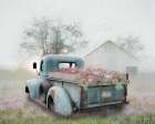 Truck Full of Flowers Art Print