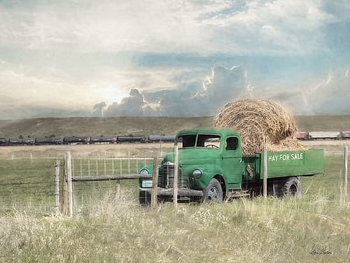 Hay for Sale Art Print