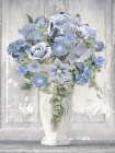Blue Floral Bouquet Art Print