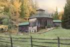 Octagon Barn Art Print