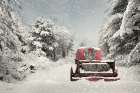 Snowed In Red Truck Art Print