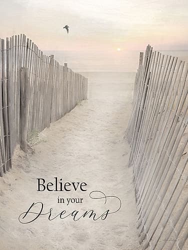 Believe in Your Dreams Coastal Print