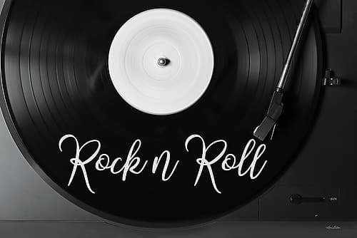 Rock n Roll Turntable Photography Print