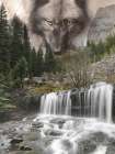 Watchful Wolf Art Print