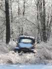 Vintage Icy Ford Art Print