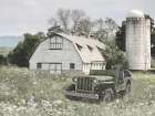 Old Jeep at the Farm Art Print