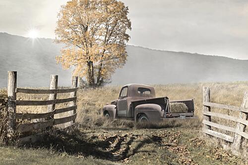 Virginia Countryside in Autumn Gold Print