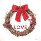 Love Vine Wreath Art Print
