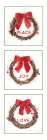 Holiday Wreath Trio Art Print