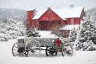 Tree Farm Wagon Landscape Print
