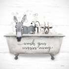 Wash Your Worries Away Art Print