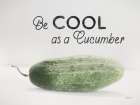 Be Cool as a Cucumber Art Print