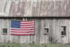 Old Patriotic Barn Art Print