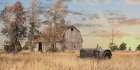 Golden Sunset on the Farm Art Print