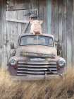 Honk if You Love Farmers Art Print
