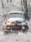 Icy Rustic Truck Art Print