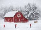 Snow Country Christmas Landscape Print