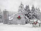 Sleigh Ride on the Farm Art Print