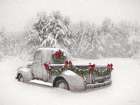 Snowed In for Christmas Art Print
