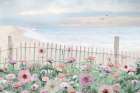 Seaside Zinnias I Art Print