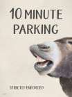 Bathroom 10 Minute Parking Sign Art Print