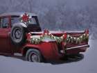 Christmas Cruiser Art Print