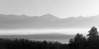 Hazy Mountains Art Print