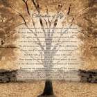 Celebration of Life Tree Art Print