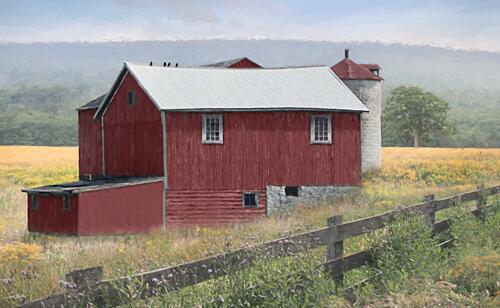 The Hills Beyond Art Print