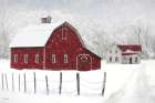 Snug in the Snow Art Print