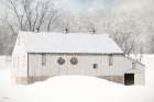 Winter White on the Farm Art Print