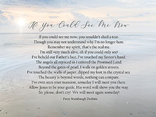 If You Could See Me Now - Ocean Coastal Print