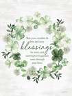 Blessings Wreath Art Print
