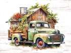 Flower Shed Delivery Art Print