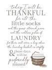 Thankful for Laundry Art Print