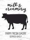 Milk And Creamery Minimalist Print
