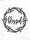 Blessed Wreath Art Print