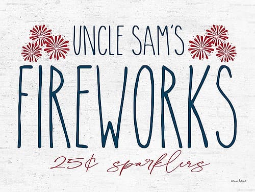 Uncle Sams Fireworks Art Print