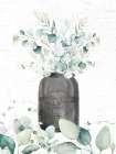 Soap Jar and Greenery Art Print