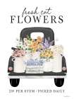 Fresh Cut Flowers Art Print