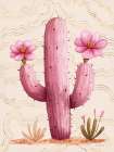 Cactus Charm I Art Print