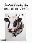 Ring Bell for Service Cow Art Print