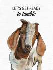Lets Get Ready to Tumble Goat Art Print