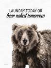 Bear Naked Art Print