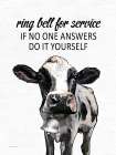 Do It Yourself Laundry Cow Art Print