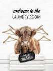 Laundry Room Highland Art Print
